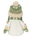 Plüsch Schneemann mit Mütze & Schal