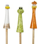 Fence Animals frog h=29cm, duck h=28cm &