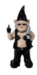 Rocker-Zwergin mit Stinkefinger h=31,5cm