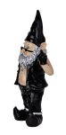 Rocker-Zwerg mit Stinkefinger h=32cm