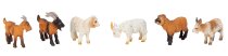 Goat white and brown h=4-5cm w=6cm,