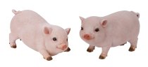 Pig h=9cm l=18cm asst.