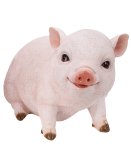 Pig sitting h=20cm l=30cm