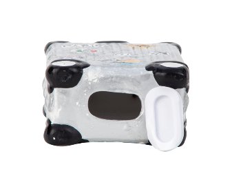 Koffer-Spardose silber h=16cm b=10cm