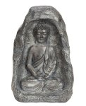 Buddha grau in Stein h=38cm b=24cm