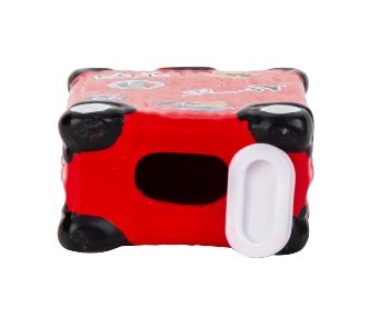 Koffer-Spardose rot h=16cm b=10cm