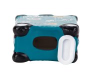 Koffer-Spardose petrol h=16cm b=10cm