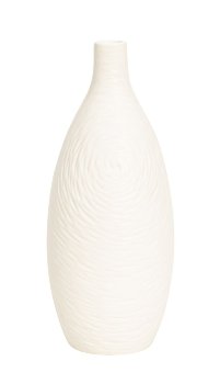 Porzellan Vase weiß h=23cm d=9cm