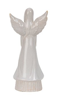 Porzellan Engel ohne Gesicht mit Herz in