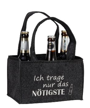 Filz-Tasche für 6 Flaschen 24x15x15cm