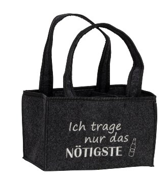 Filz-Tasche für 6 Flaschen 24x15x15cm