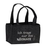 Filz-Tasche für 6 Flaschen 24x15x15cm