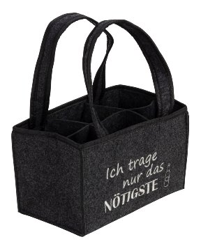 Filz-Tasche für 6 Flaschen 24x15x15cm