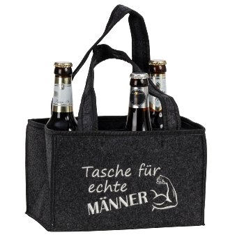 Filz-Tasche für 6 Flaschen 24x15x15cm