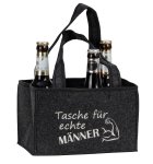 Filz-Tasche für 6 Flaschen 24x15x15cm