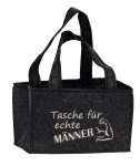 Filz-Tasche für 6 Flaschen 24x15x15cm