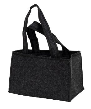 Filz-Tasche für 6 Flaschen 24x15x15cm