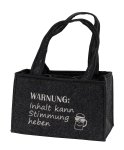 Filz-Tasche für 6 Flaschen 24x15x15cm