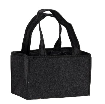 Filz-Tasche für 6 Flaschen 24x15x15cm