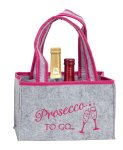 Filz-Tasche für 6 Flaschen 24x15x15cm