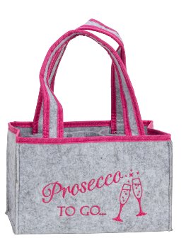 Filz-Tasche für 6 Flaschen 24x15x15cm