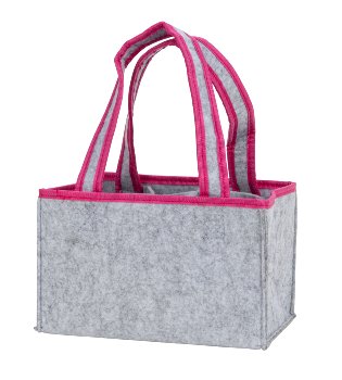 Filz-Tasche für 6 Flaschen 24x15x15cm
