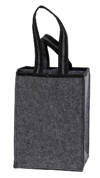 Filz-Tasche für 4 Flaschen 25x18x18cm