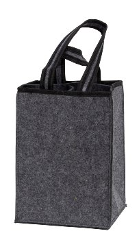 Filz-Tasche für 4 Flaschen 25x18x18cm