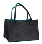 Filz-Tasche 2-farbig mit Stick "Leben