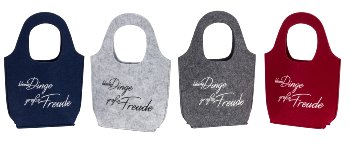 Filz-Tasche mit Druck "kleine