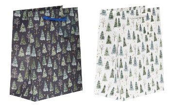 Geschenktüte "Tannenbaum-Motiv"