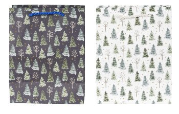 Geschenktüte "Tannenbaum-Motiv"