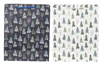 Geschenktüte "Tannenbaum-Motiv"