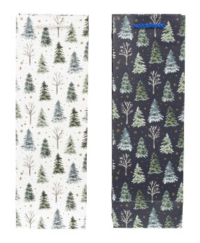 Flaschentüte "Tannenbaum-Motiv"