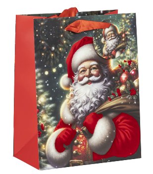 Geschenktüte "Nikolaus-Motiv"