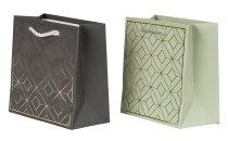 present bag whole year design grey &