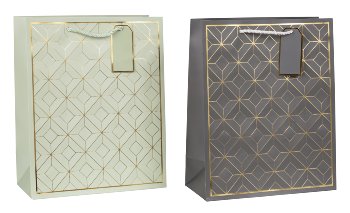present bag whole year design grey &
