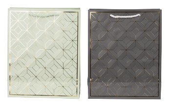 present bag whole year design grey &