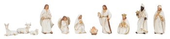 Nativity figures, set of 11pcs