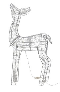 Shinning (warm white) reindeer
