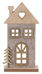 Wooden-Felt house for decoration h=21cm