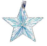 Shinning (warm white) star with