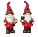 Nikolaus rot stehend mit Geschenk &