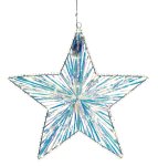 Shinning (warm white) star with