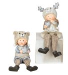 Winterchildren grey with ice bear hat &