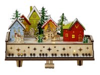 Winter decoration on piano h=17cm w=26cm
