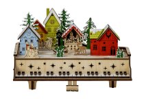 Winter decoration on piano h=17cm w=26cm