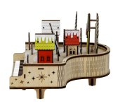Winter decoration on piano h=17cm w=26cm