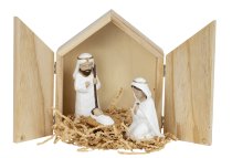 3 tlg. Krippenset: Josef, Maria und