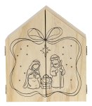 3 tlg. Krippenset: Josef, Maria und